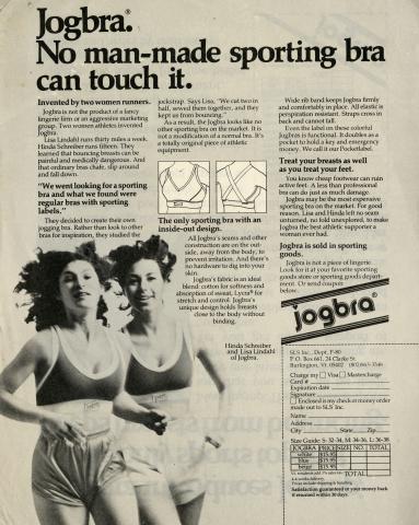 JogBra Advertisement