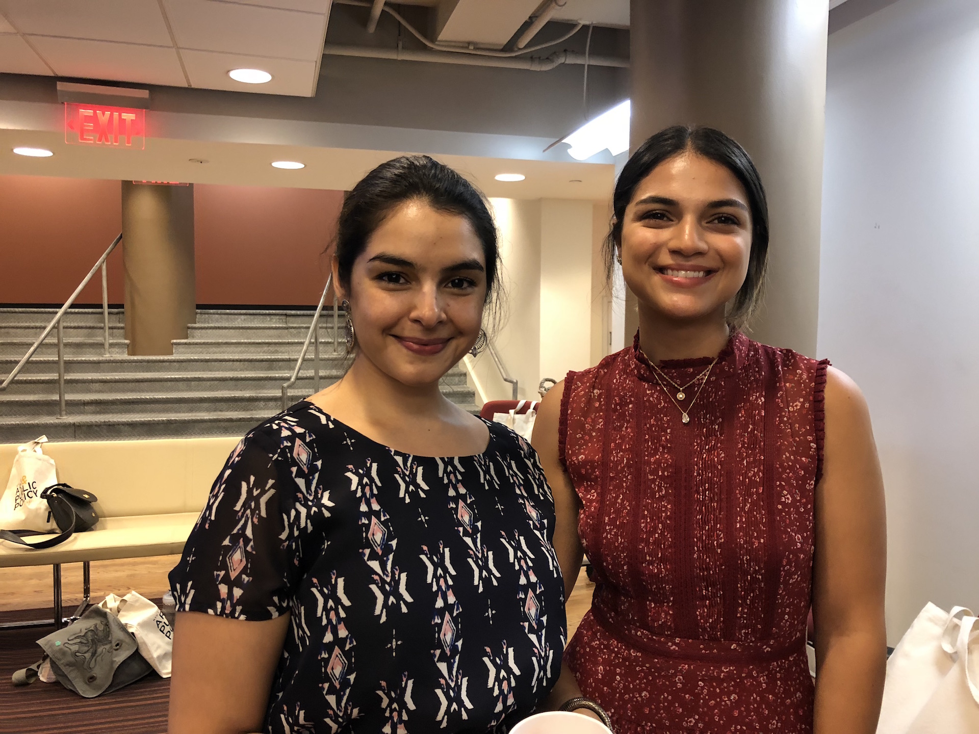 Maria Belen Contreras and Hayat Abu Samra