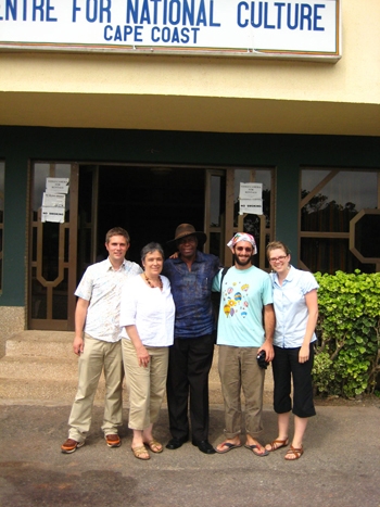 From left to Right: Chris Lacinak, Mona Jimenez, Mr. Kwame Sarpong, Seth Paris, Kara Van Malssen