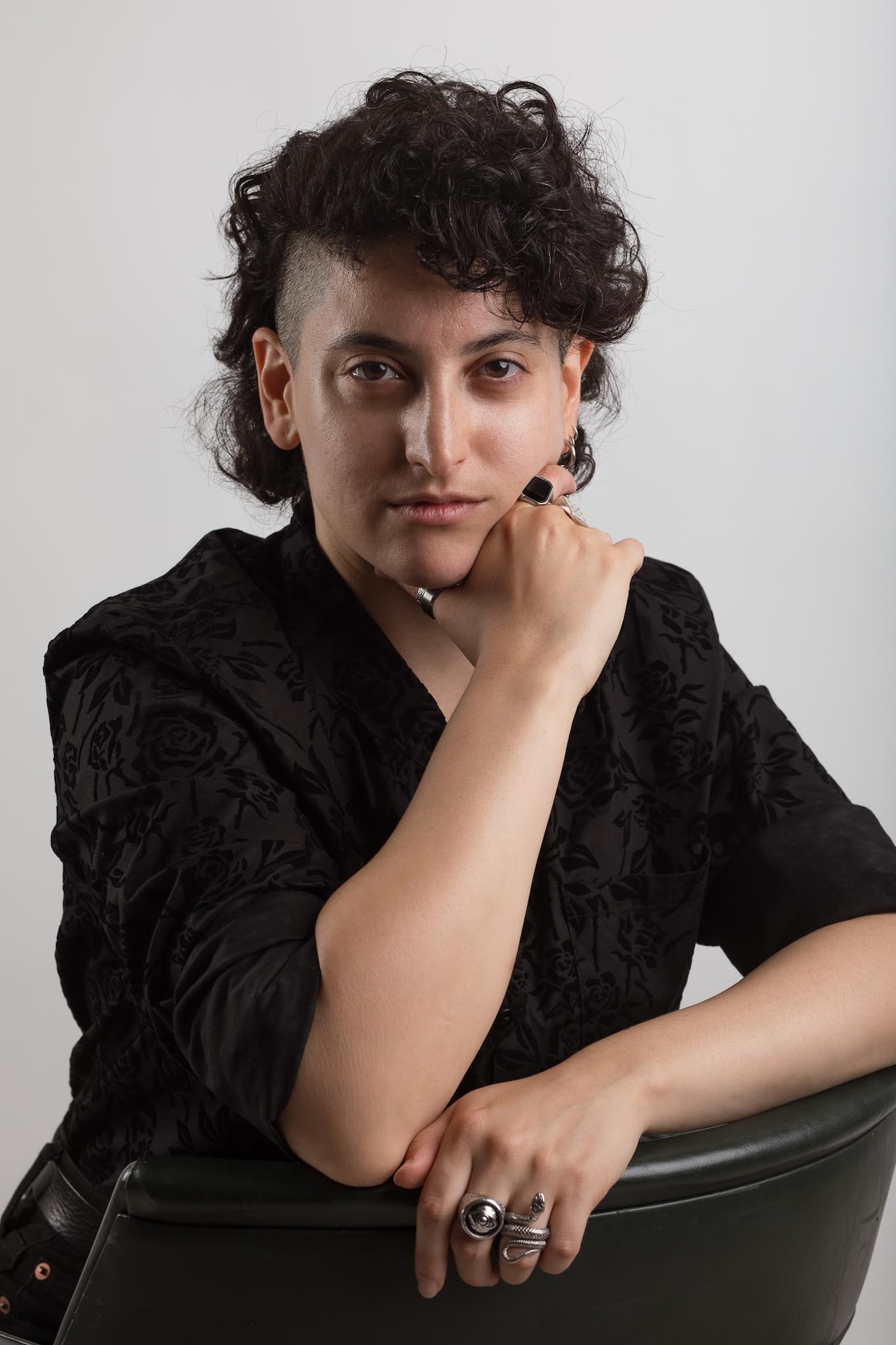 headshot portrait of Sharone wearing a black shirt