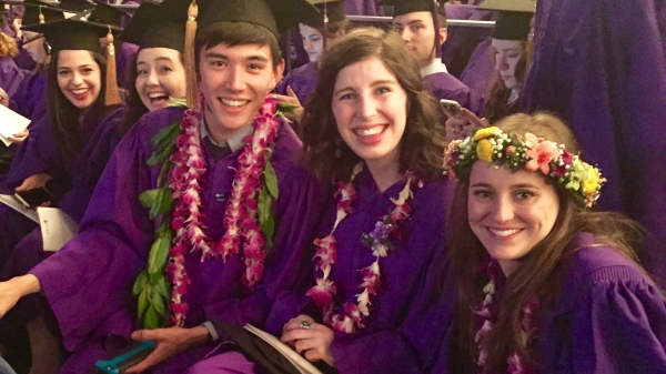 Tisch graduates at NYU Commencement