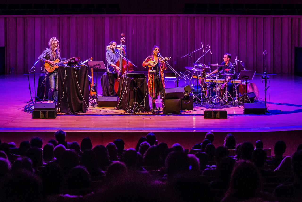 Sofia Rei performs at a concert in Buenos Aires