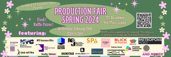 Production Fair Spring 2024 Poster