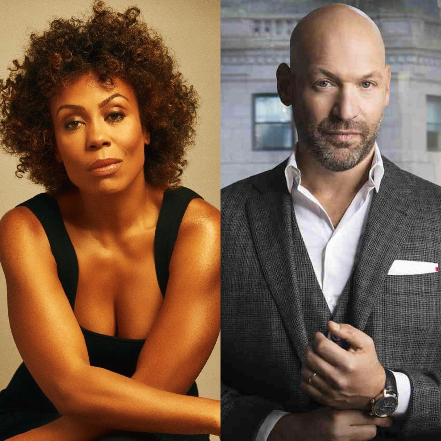 Karen Pittman ('07) and Corey Stoll ('03)