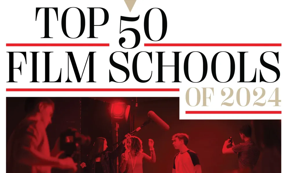 "Top 50 Film Schools of 2024" article title