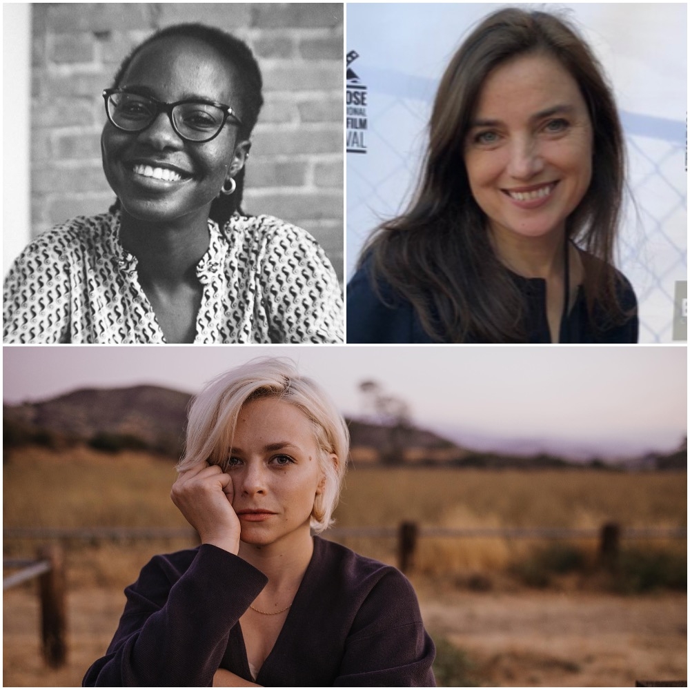 Clockwise from top left: Ifeyinwa Arinze, Jackie Christy & Joy Jorgensen