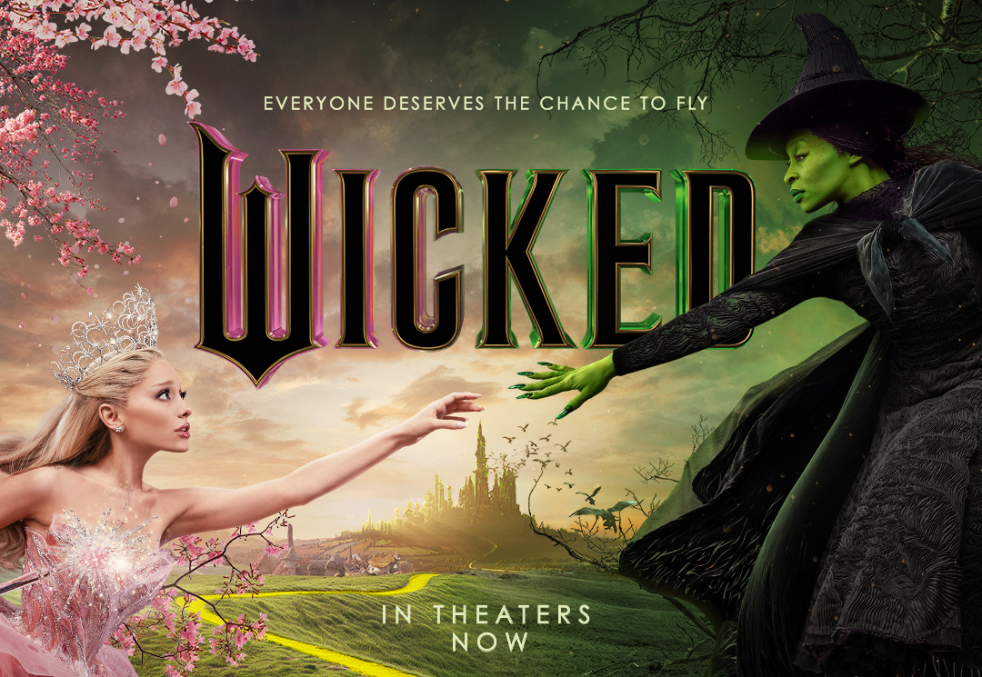 Wicked promo shot- Ariana Grande and Cynthia Erivo