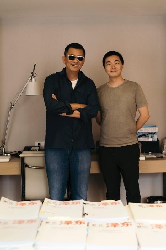 Wong Kar-wai (left) and Jiang Hao (right)