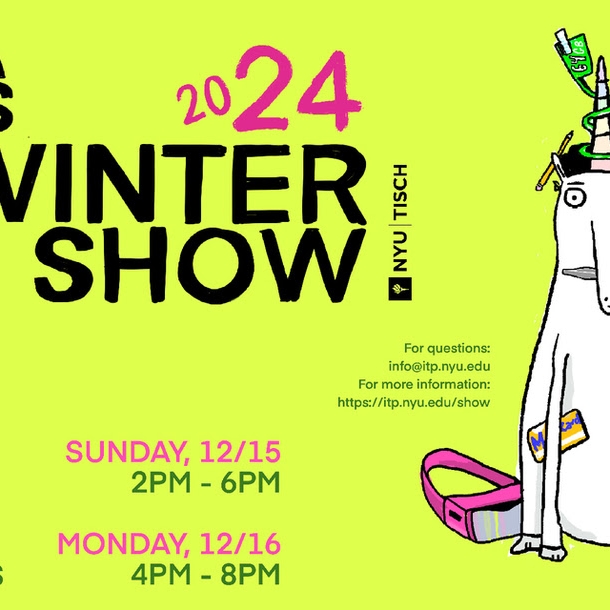 ITP / IMA / LOWRES 2024 Winter Show Poster