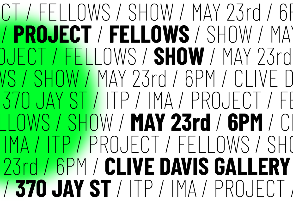 Project Fellows Show Poster