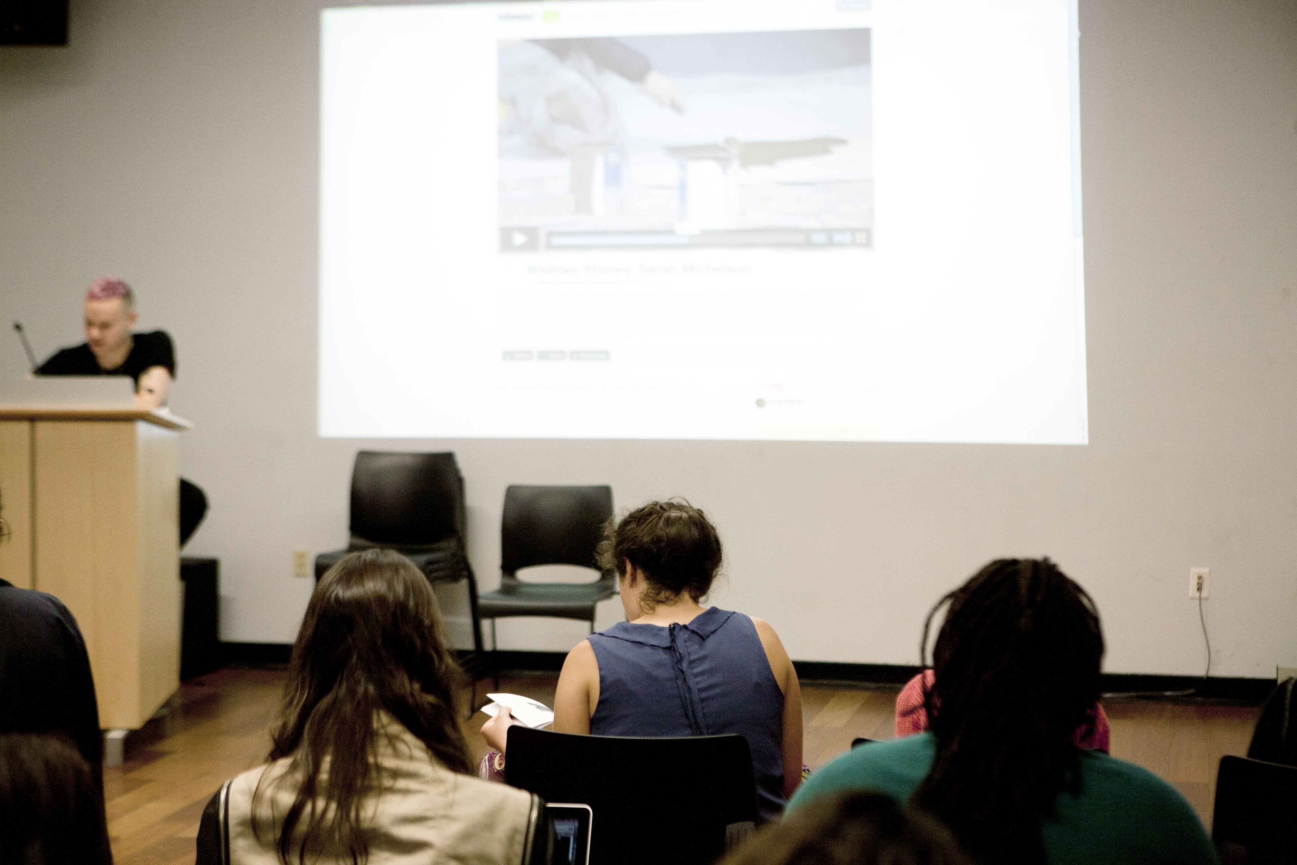 Performance Studies Students in the Classroom