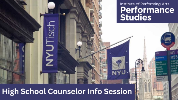 info session for performance studies