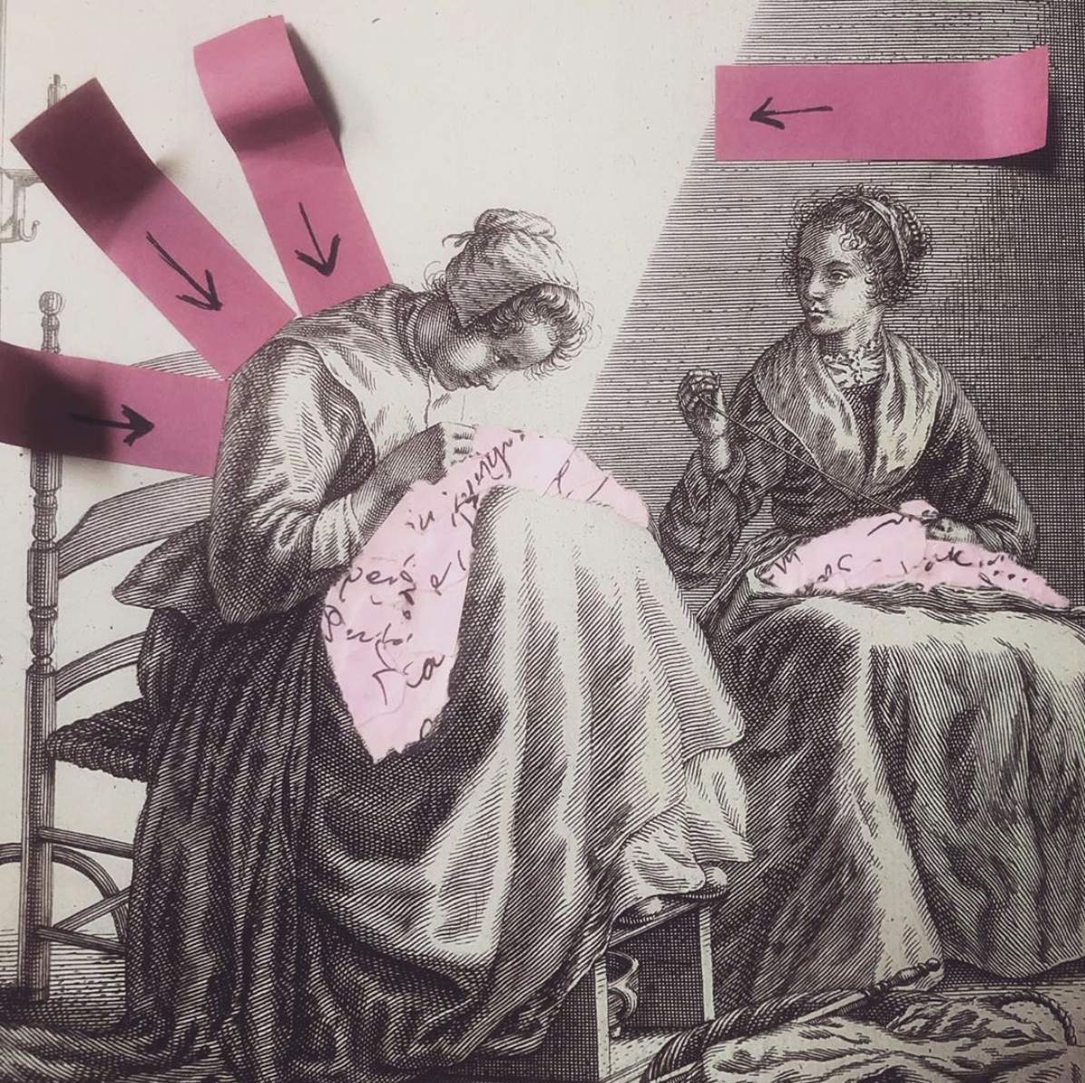 Women sewing