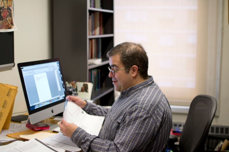 jose at desk