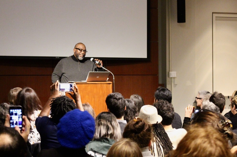 Fred Moten speaks at the First Annual José Esteban Muñoz Memorial Lecture.