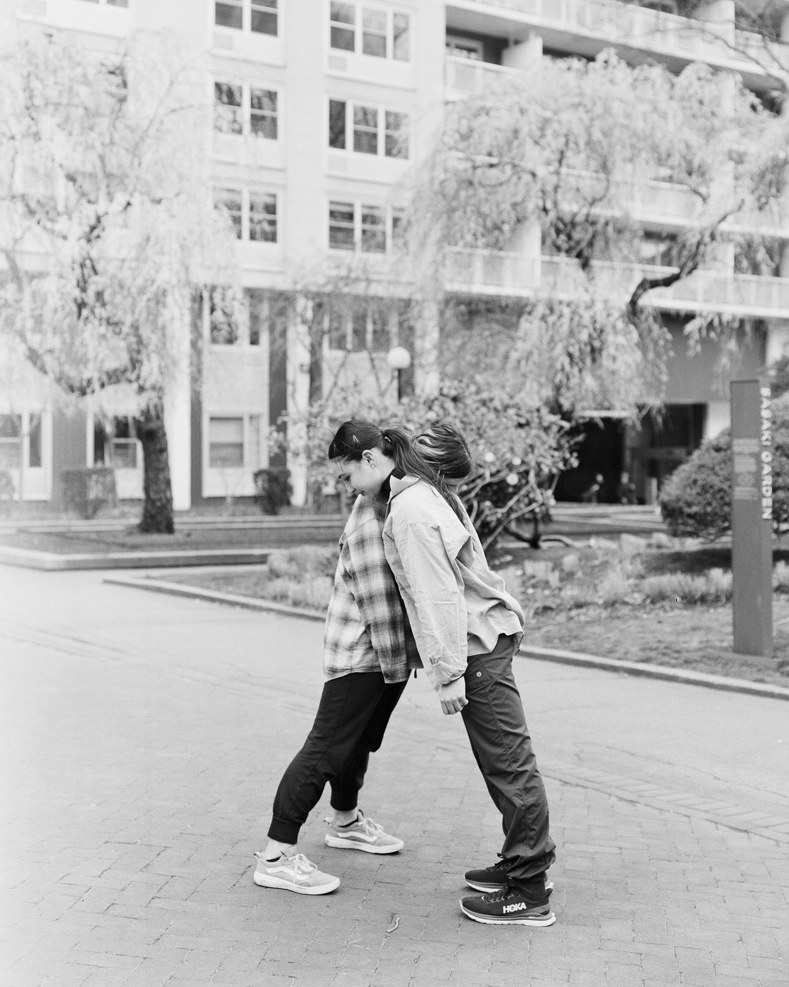 Tisch Dance students performing outdoors