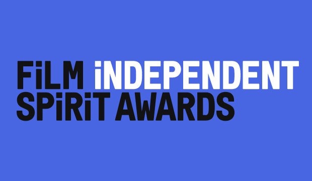 Text reads "FiLM iNDEPENDENT SPiRiT AWARDS" over blue background.