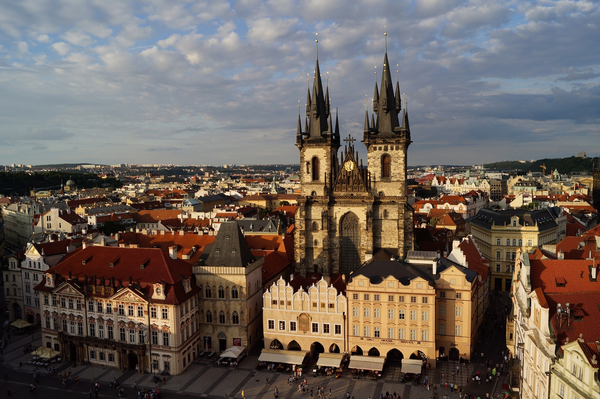 Vencel Square in Prague, Czech Republic