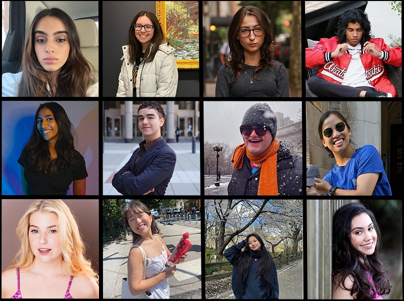 Headshots of student leaders on TUSC Board